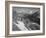 View Of Barren Mountains With Snow "Long's Peak Rocky Mountain National Park" Colorado. 1933-1942-Ansel Adams-Framed Art Print