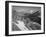 View Of Barren Mountains With Snow "Long's Peak Rocky Mountain National Park" Colorado. 1933-1942-Ansel Adams-Framed Art Print