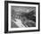 View Of Barren Mountains With Snow "Long's Peak Rocky Mountain National Park" Colorado. 1933-1942-Ansel Adams-Framed Art Print