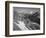 View Of Barren Mountains With Snow "Long's Peak Rocky Mountain National Park" Colorado. 1933-1942-Ansel Adams-Framed Art Print