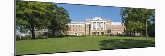 View of Bascom Hill with University of Wisconsin-Madison and Bascom Hall, Madison, Dane County,...-Panoramic Images-Mounted Photographic Print