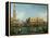 View of Basin of St Marks Square, Venice-Canaletto-Framed Premier Image Canvas