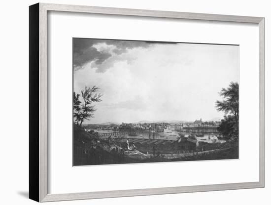 View of Bayonne Seen from Halfway Down the Citadel, 1761-Claude Joseph Vernet-Framed Giclee Print