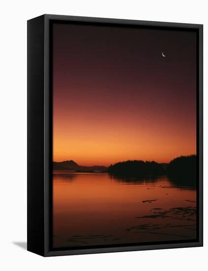 View of Beach at Dawn, Vancouver Island, British Columbia-Stuart Westmorland-Framed Premier Image Canvas