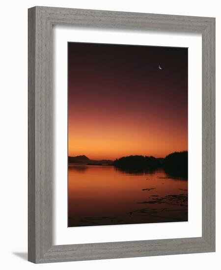 View of Beach at Dawn, Vancouver Island, British Columbia-Stuart Westmorland-Framed Photographic Print