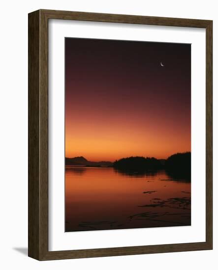 View of Beach at Dawn, Vancouver Island, British Columbia-Stuart Westmorland-Framed Photographic Print