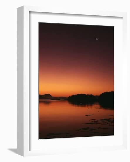 View of Beach at Dawn, Vancouver Island, British Columbia-Stuart Westmorland-Framed Photographic Print