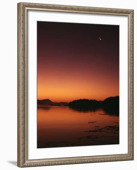 View of Beach at Dawn, Vancouver Island, British Columbia-Stuart Westmorland-Framed Photographic Print