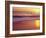 View of Beach at Sunset, Near Santa Cruz, California, USA-Stuart Westmoreland-Framed Photographic Print