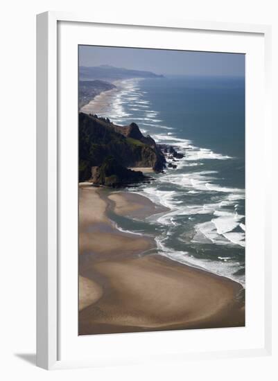 View of Beach, Cascade Head, Oregon, USA-Jamie & Judy Wild-Framed Photographic Print