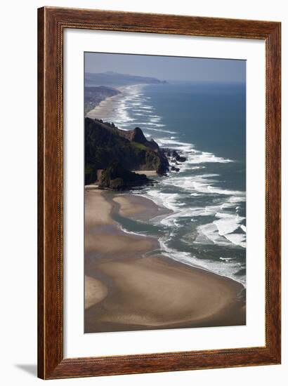 View of Beach, Cascade Head, Oregon, USA-Jamie & Judy Wild-Framed Photographic Print