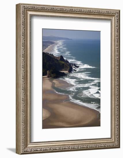 View of Beach, Cascade Head, Oregon, USA-Jamie & Judy Wild-Framed Photographic Print