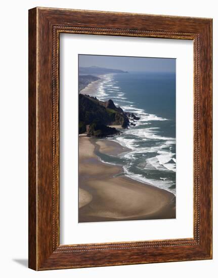 View of Beach, Cascade Head, Oregon, USA-Jamie & Judy Wild-Framed Photographic Print