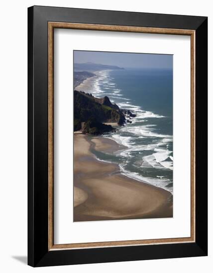 View of Beach, Cascade Head, Oregon, USA-Jamie & Judy Wild-Framed Photographic Print