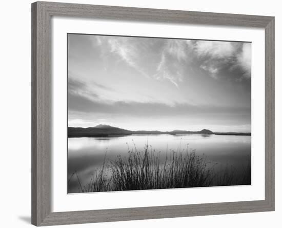 View of Bear River at Dusk, Cache Valley, Great Basin, Utah, USA-Scott T. Smith-Framed Photographic Print