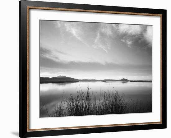 View of Bear River at Dusk, Cache Valley, Great Basin, Utah, USA-Scott T. Smith-Framed Photographic Print