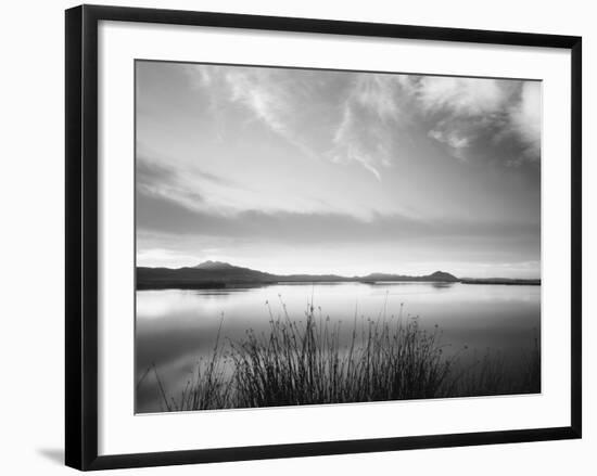 View of Bear River at Dusk, Cache Valley, Great Basin, Utah, USA-Scott T. Smith-Framed Photographic Print