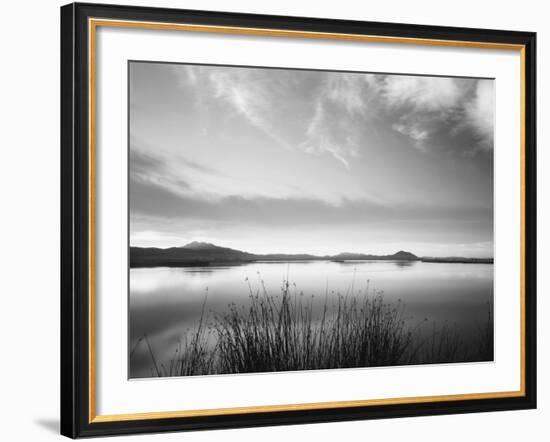 View of Bear River at Dusk, Cache Valley, Great Basin, Utah, USA-Scott T. Smith-Framed Photographic Print