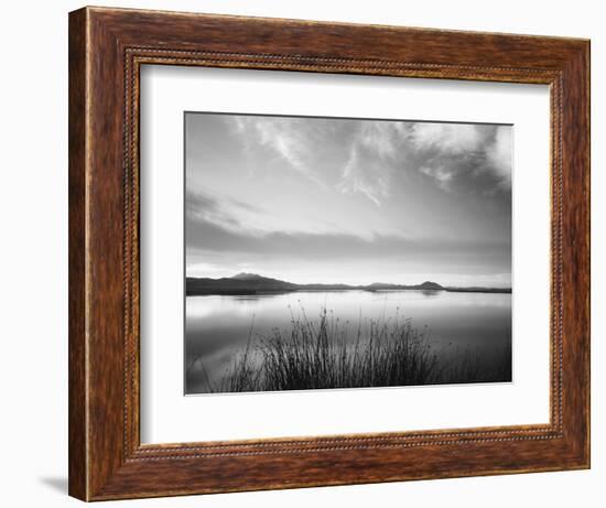 View of Bear River at Dusk, Cache Valley, Great Basin, Utah, USA-Scott T. Smith-Framed Photographic Print