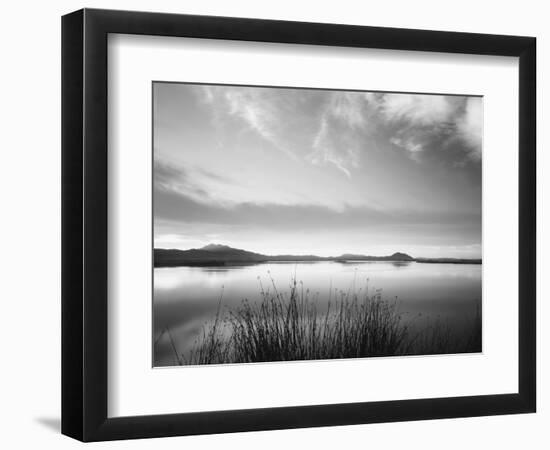 View of Bear River at Dusk, Cache Valley, Great Basin, Utah, USA-Scott T. Smith-Framed Photographic Print