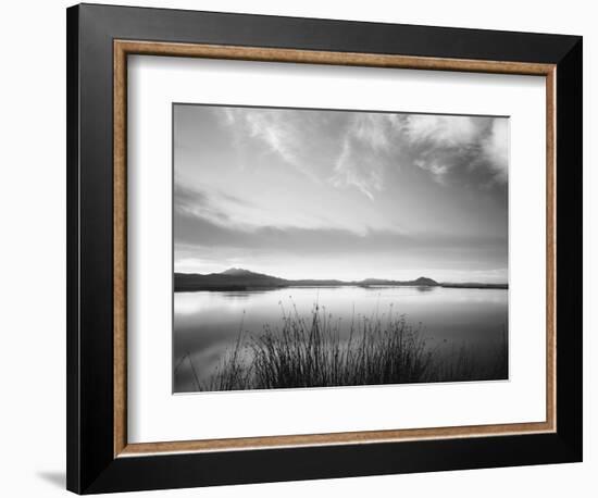 View of Bear River at Dusk, Cache Valley, Great Basin, Utah, USA-Scott T. Smith-Framed Photographic Print