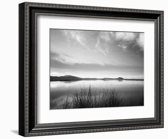 View of Bear River at Dusk, Cache Valley, Great Basin, Utah, USA-Scott T. Smith-Framed Photographic Print