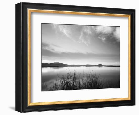 View of Bear River at Dusk, Cache Valley, Great Basin, Utah, USA-Scott T. Smith-Framed Photographic Print