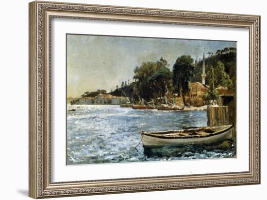 View of Bebek Near Constantinople, 1872-Jan Matejko-Framed Giclee Print