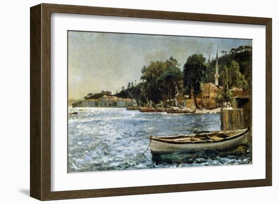 View of Bebek Near Constantinople, 1872-Jan Matejko-Framed Giclee Print