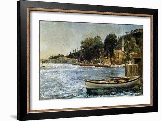 View of Bebek Near Constantinople, 1872-Jan Matejko-Framed Giclee Print