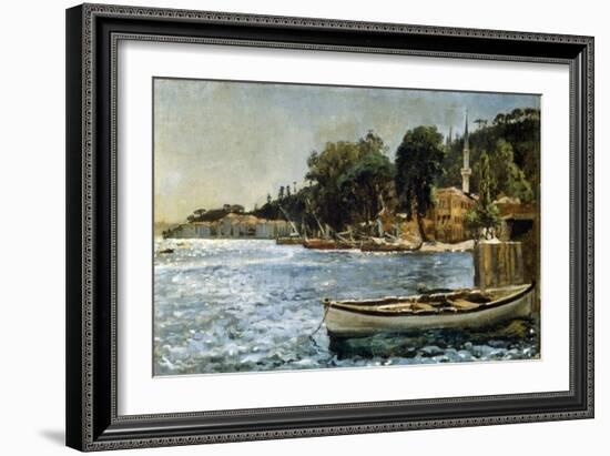 View of Bebek Near Constantinople, 1872-Jan Matejko-Framed Giclee Print