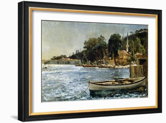 View of Bebek Near Constantinople, 1872-Jan Matejko-Framed Giclee Print