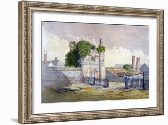 View of Beckingham Hall Near Withham, Essex, 1869-R Nightingale-Framed Giclee Print