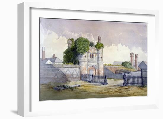 View of Beckingham Hall Near Withham, Essex, 1869-R Nightingale-Framed Giclee Print