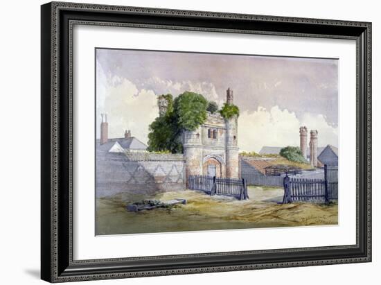 View of Beckingham Hall Near Withham, Essex, 1869-R Nightingale-Framed Giclee Print