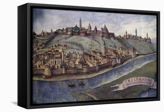 View of Belgrade, 1717-null-Framed Premier Image Canvas