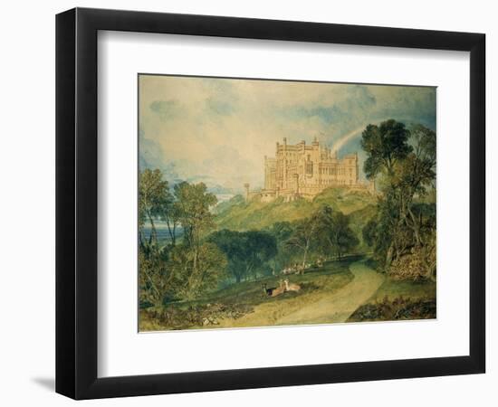 View of Belvoir Castle, 1816-J. M. W. Turner-Framed Giclee Print