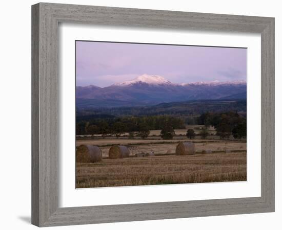 View of Ben Vorlich at Dawn from David Stirling Monument, Near Doune, Stirlingshire, Scotland, UK-Jean Brooks-Framed Photographic Print