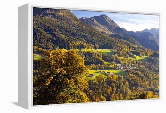 View of Berchtesgaden, Bavaria, Germany, Europe-Miles Ertman-Framed Premier Image Canvas