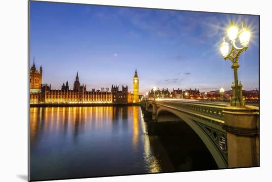 View of Big Ben and Palace of Westminster-Roberto Moiola-Mounted Photographic Print