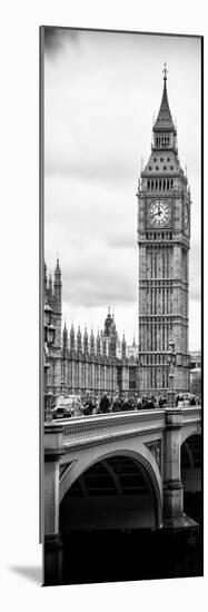 View of Big Ben from across the Westminster Bridge - London - England - UK - Door Poster-Philippe Hugonnard-Mounted Photographic Print