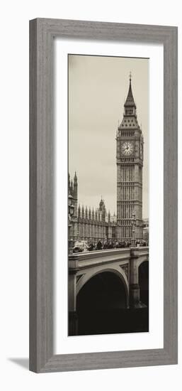 View of Big Ben from across the Westminster Bridge - London - England - UK - Door Poster-Philippe Hugonnard-Framed Photographic Print