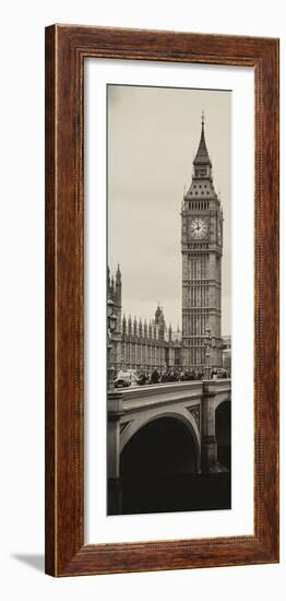 View of Big Ben from across the Westminster Bridge - London - England - UK - Door Poster-Philippe Hugonnard-Framed Photographic Print