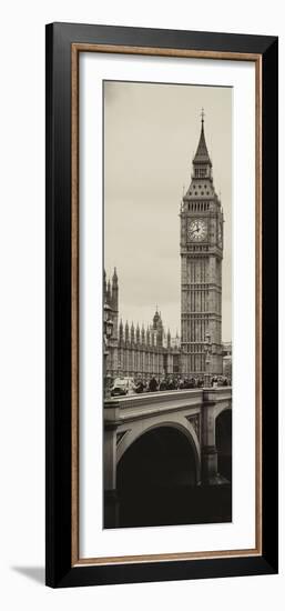 View of Big Ben from across the Westminster Bridge - London - England - UK - Door Poster-Philippe Hugonnard-Framed Photographic Print