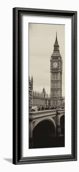 View of Big Ben from across the Westminster Bridge - London - England - UK - Door Poster-Philippe Hugonnard-Framed Photographic Print