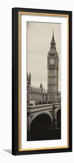 View of Big Ben from across the Westminster Bridge - London - England - UK - Door Poster-Philippe Hugonnard-Framed Photographic Print