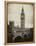 View of Big Ben from across the Westminster Bridge - London - UK - England - United Kingdom-Philippe Hugonnard-Framed Premier Image Canvas