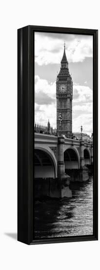 View of Big Ben from across the Westminster Bridge - Thames River - London - Door Poster-Philippe Hugonnard-Framed Premier Image Canvas