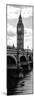 View of Big Ben from across the Westminster Bridge - Thames River - London - Door Poster-Philippe Hugonnard-Mounted Photographic Print