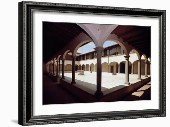 View of Big Cloister, Convent of Saint Francis, Fiesole, Tuscany, Italy-null-Framed Giclee Print